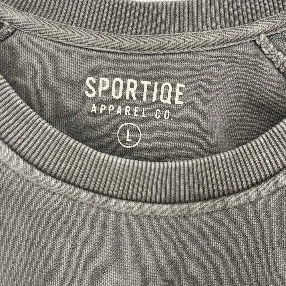 Sportique Rip City Portland Gray Crewneck Sweatshirt Oversized Women's Large